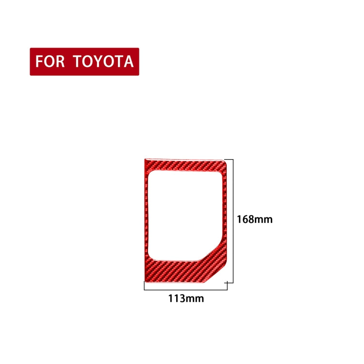 Carbon Fibre Decorative Gear Panel Sticker for Toyota Tundra (2014-2018) – Universal Fit for Left & Right Drive