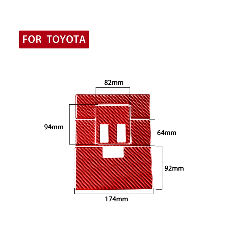 Carbon Fibre Decorative Stickers for Toyota Tundra Front Row Reading Light – 4 Piece Set (2014-2018)