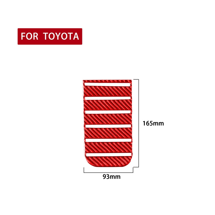 Carbon Fibre Armrest Box Decorative Sticker for Toyota Tundra (2014-2018) - Universal Fit