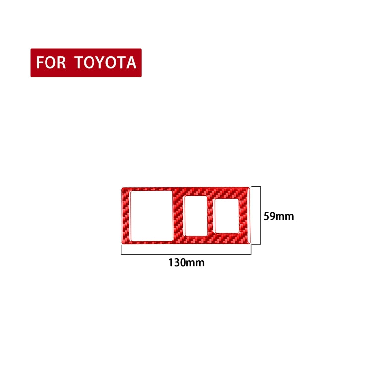 Stylish Carbon Fibre Headlight Switch Trim for Toyota Tundra (2014-2018) - Universal Fit