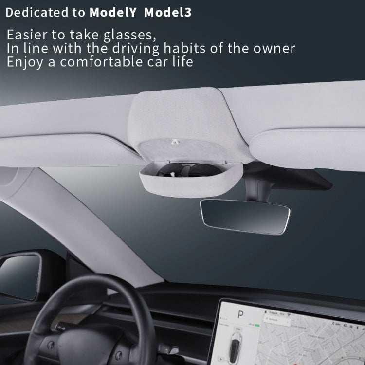 Car Ordinary Version Sunglasses Storage Box for Tesla Model 3, Ordinary Version for Tesla Model 3