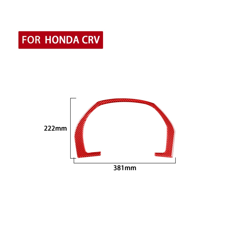 Carbon Fibre Dashboard Frame Sticker for Honda CRV (2007-2011) - Stylish Interior Upgrade