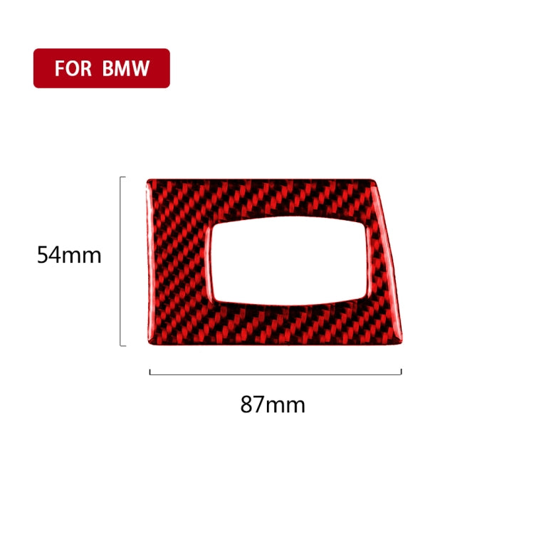 BMW 3 Series E90 Carbon Fibre Ignition Switch Keyhole Accent Sticker for Left-Hand Drive
