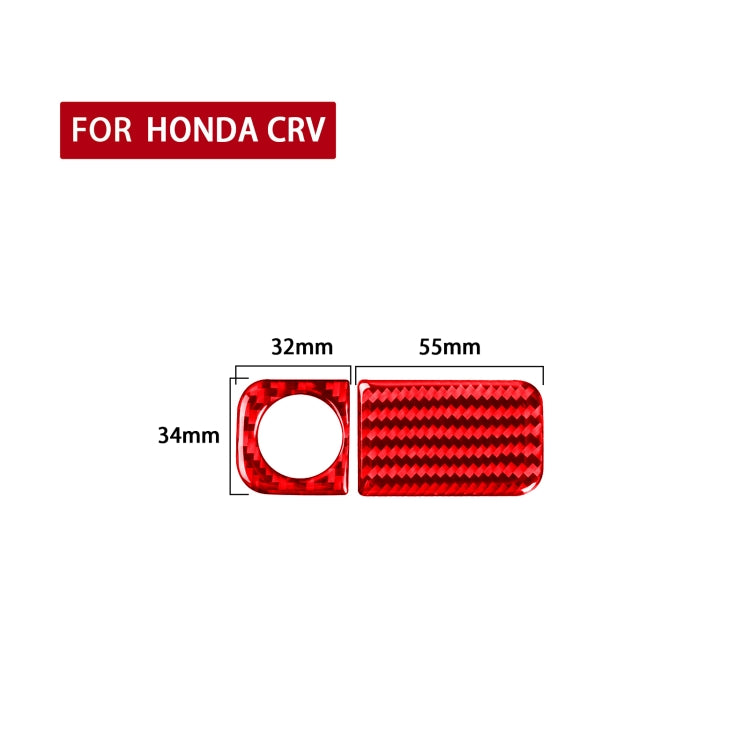 Carbon Fibre Decorative Sticker Set for Honda CRV (2007-2011) – Enhance Your Glove Box Interior