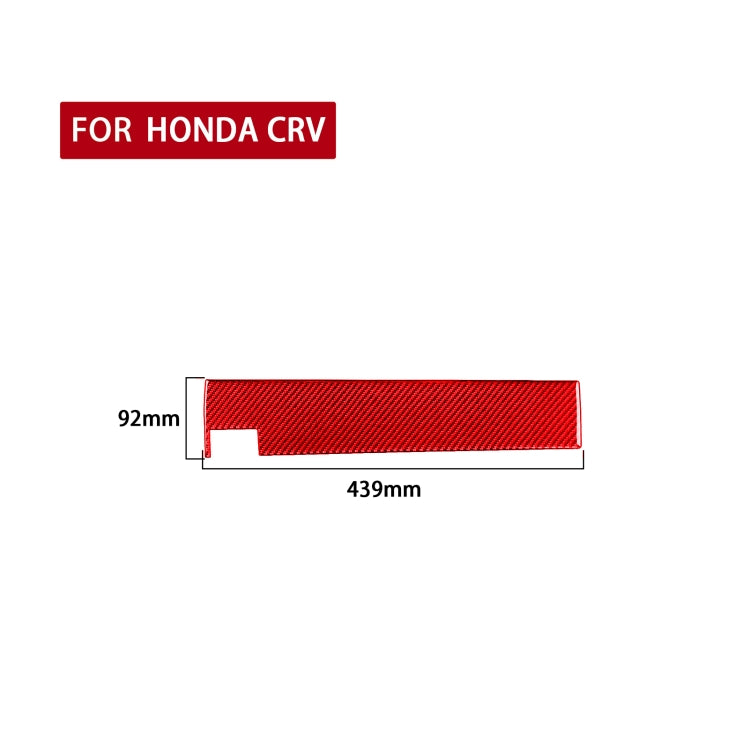 Carbon Fibre Decorative Sticker for Honda CR-V (2007-2011) Co-Pilot Glove Box Panel – Left Drive Enhancement