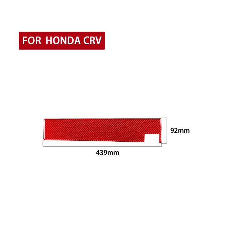 Carbon Fibre Co-Pilot Glove Box Decorative Trim for Honda CR-V (2007-2011)