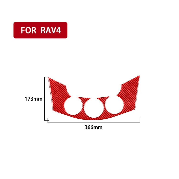 Carbon Fibre Interior Switch Panel Decor for Toyota RAV4 (2006-2013) - Left & Right Drive
