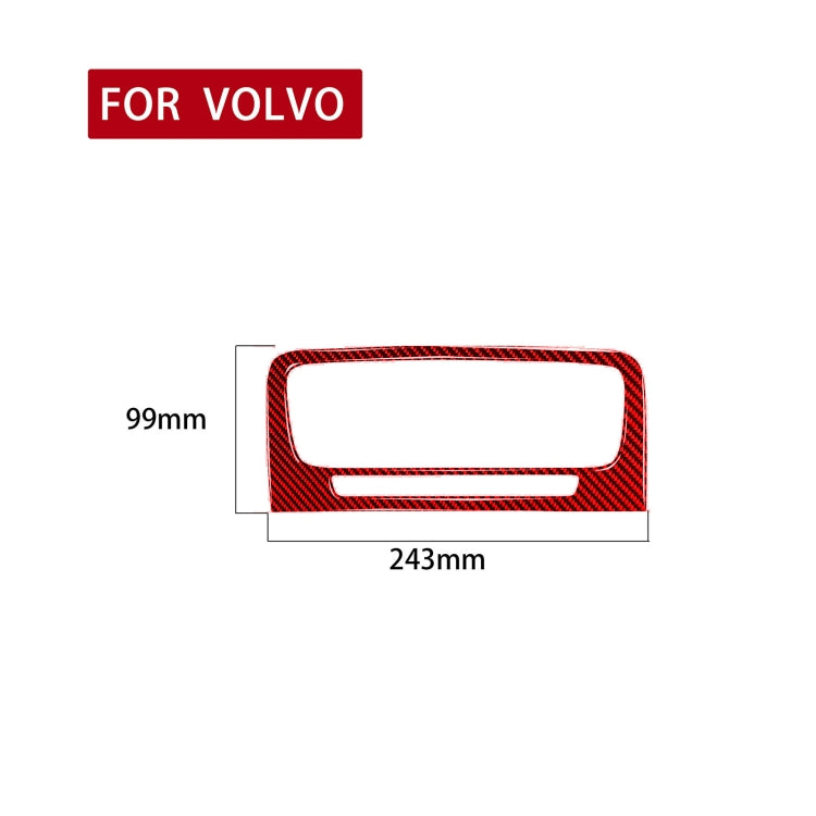 Volvo V60 2010-2017 Carbon Fibre Air Vent Decorative Trim Stickers for Enhanced Style