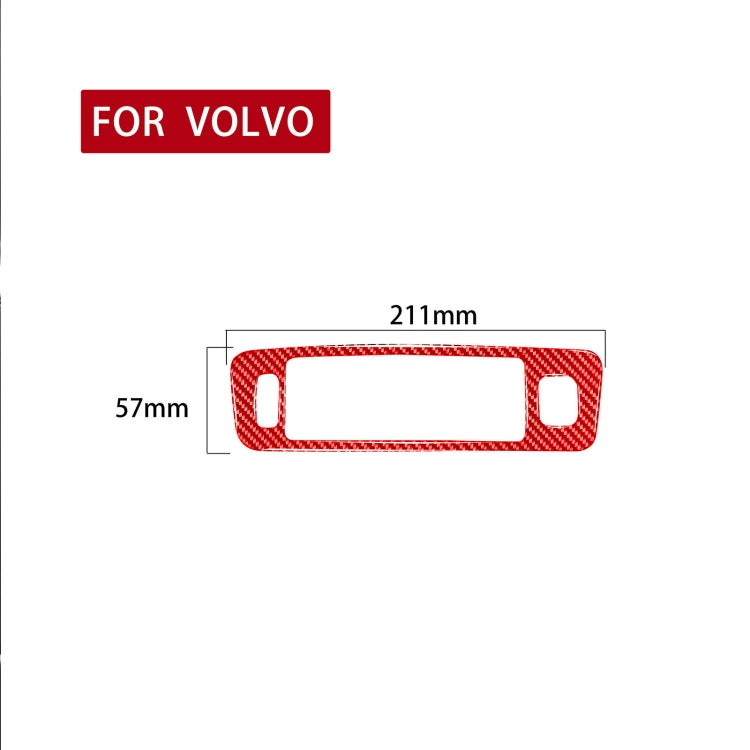 Carbon Fibre Decorative Air Vent Trim for Volvo V60 & S60 (2010-2018) - Custom Fit for Left Drive