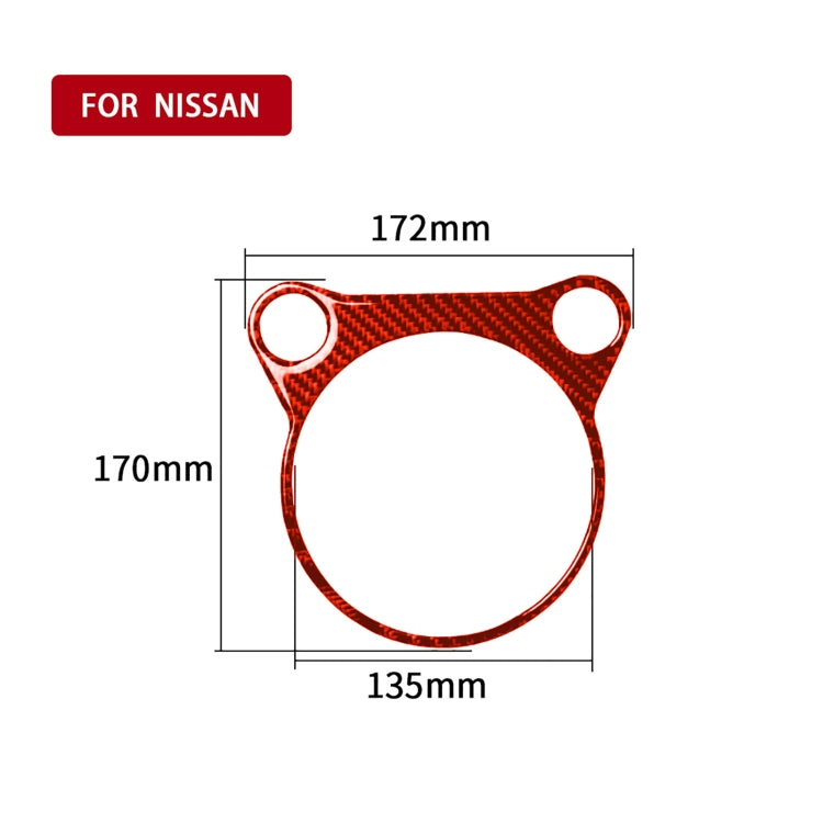 Carbon Fibre Automatic Gear Panel Enhancement Sticker for Nissan 370Z / Z34 (2009-on), Universal Fit for Left and Right Drive