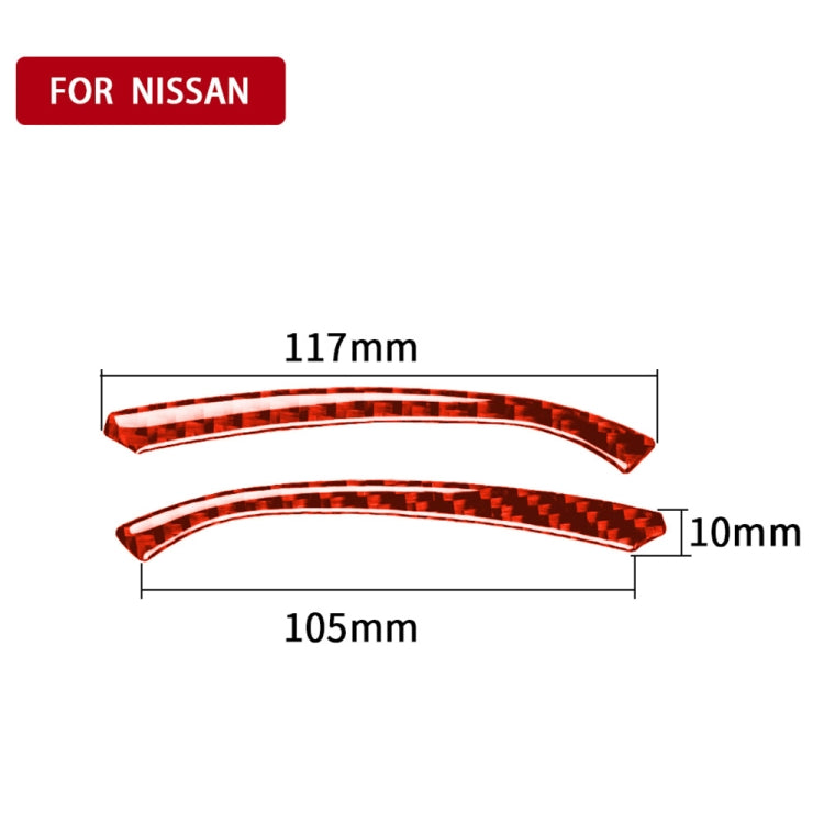 Nissan 370Z Carbon Fibre Speed Dashboard Trim – Universal Decorative Strip for 2009- Models