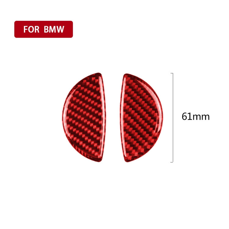 Carbon Fibre Door Handle Trim Stickers for BMW Mini – Universal Fit for Left and Right Drive