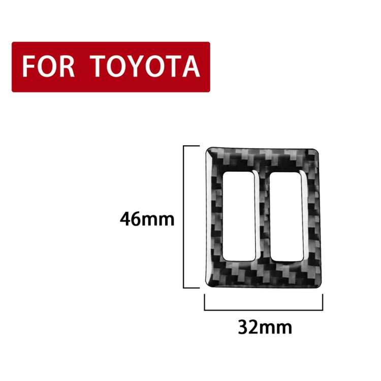 Carbon Fibre Air Vent Switch Trim for Toyota Corolla/Levin (2014-2018) – Left & Right Drive Compatibility