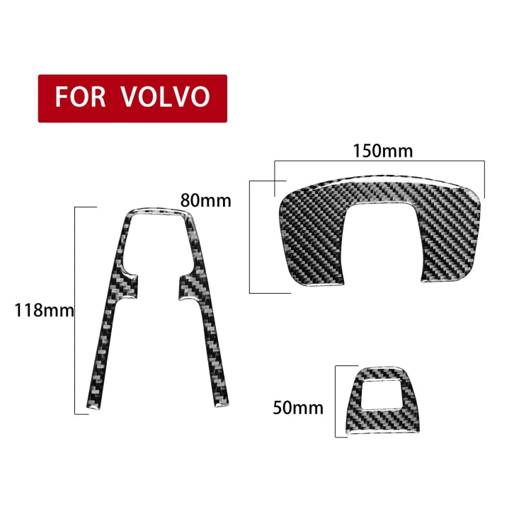 Carbon Fibre Reading Light Decorative Sticker for Volvo XC90 (2003-2014) - Universal Fit for Left and Right Drive