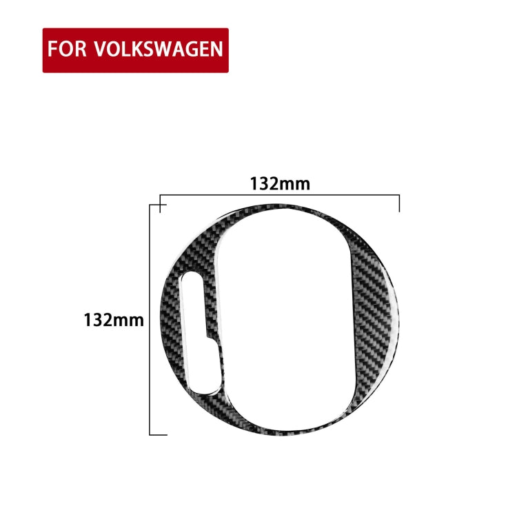 Carbon Fibre Gear Panel Trim Sticker for Volkswagen Beetle (2012-2019) - Left Drive Custom Decor