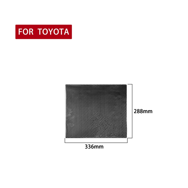Carbon Fibre Decorative Sticker for Toyota Tundra 2014-2018 - Stylish Rear Exhaust Air Outlet Panel Trim