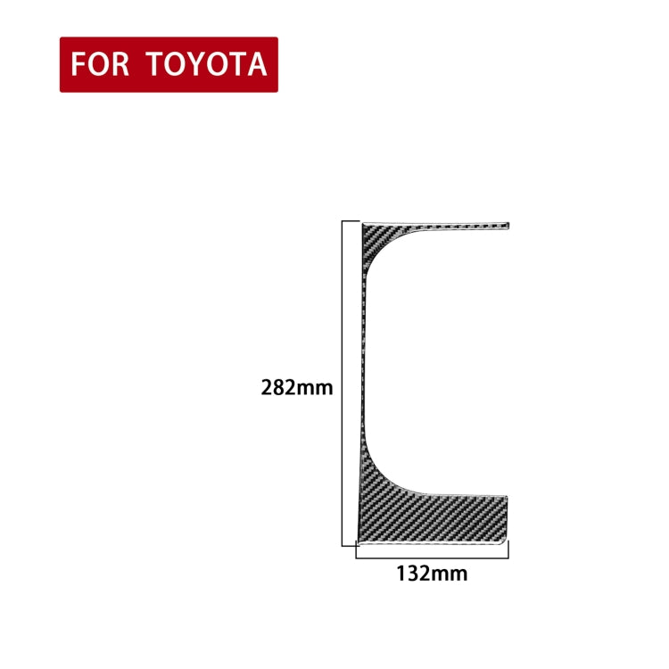 Stylish Carbon Fibre Cup Holder Trim for Toyota Tundra (2014-2018) - Right Drive