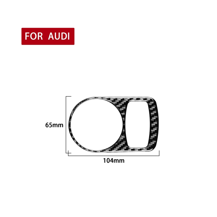 Stylish Carbon Fibre Headlight Switch Decorative Sticker for Audi Q3 (2013-2018) - Left & Right Drive Universal Fit
