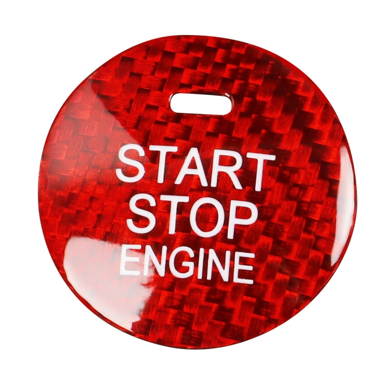 Mazda CX-8 Carbon Fibre Engine Start Button Trim - Stylish Interior Upgrade