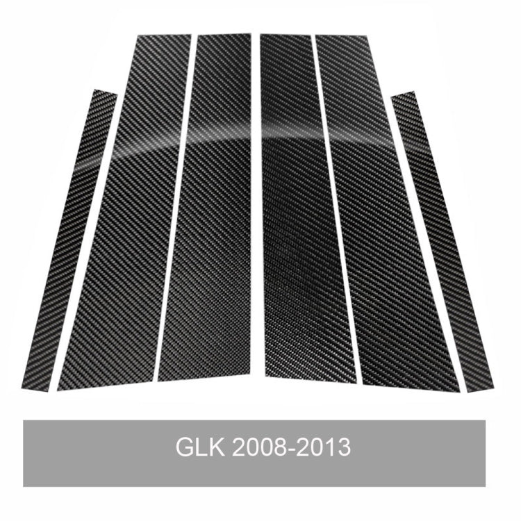 Stylish Carbon Fibre B Pillar Trim for Mercedes-Benz GLK (2008-2013) - Universal Fit for Left & Right Drive