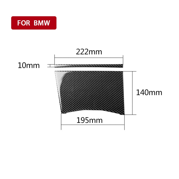 Carbon Fibre 2-in-1 Water Cup Cover Sticker for BMW 3 Series G20/G28/325Li/330d/335 (2019-2020) - Left Drive Decor Upgrade