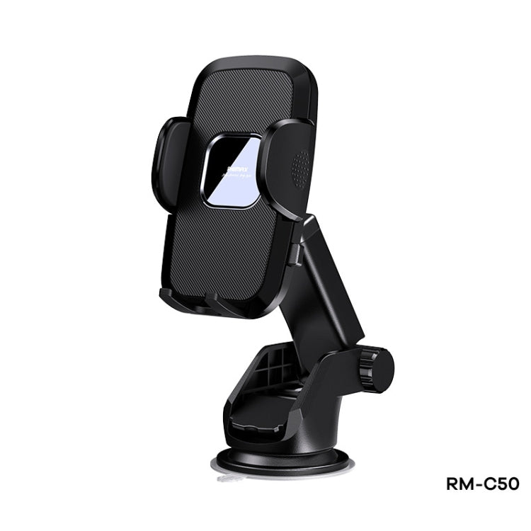 Remax RM-C50 Tuxn Series Car Phone Mount - Adjustable Holder for Easy One-Handed Use