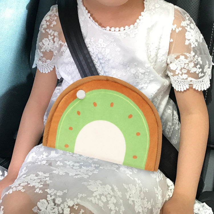 Car Child Seat Belt Adjusting and Fixing Device Buttons Seat Belt Anti-strangulation Shoulder Cover, Cotton Fabric Pink Stripes, Cotton Fabric Green Stripes, Mesh Fabric Rabbit, Mesh Fabric Fox, Mesh Fabric Lion, Mesh Fabric Polar Bear