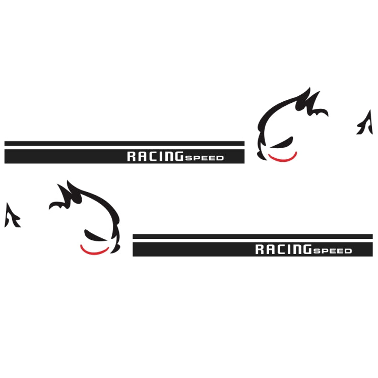 2 PCS/Set D-49 Evil Rabbit Pattern Car Modified Decorative Sticker