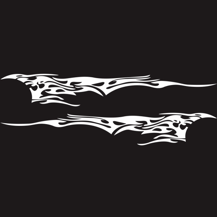 2 PCS/Set D-144 Fire Element Pattern Car Modified Decorative Sticker