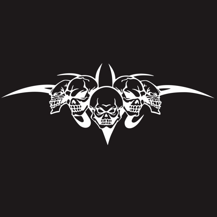 D-299 Skull Pattern Car Modified Hood Decorative Sticker