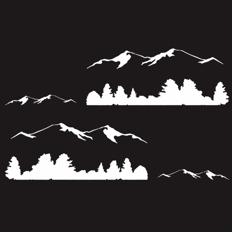 2 PCS/Set D-684 Mountain Totem Pattern Car Modified Decorative Sticker