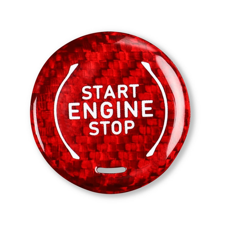 Car Carbon Fiber Engine Start Stop Ignition Button for Chevrolet Corvette C8 2020-2021