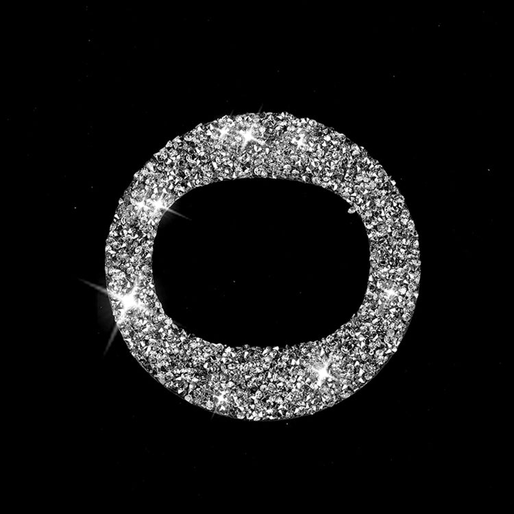 For Mazda CX-5 2017-2018 Car Steering Wheel Circle Diamond Decorative Sticker,Left and Right Drive Universal