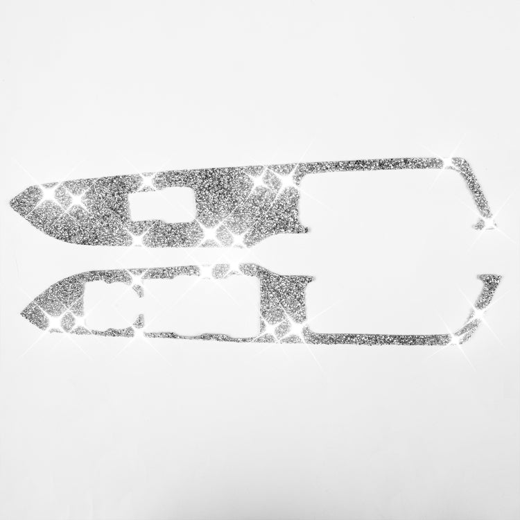 Car Door Lift Panel A Diamond Decoration Sticker, Left Drive