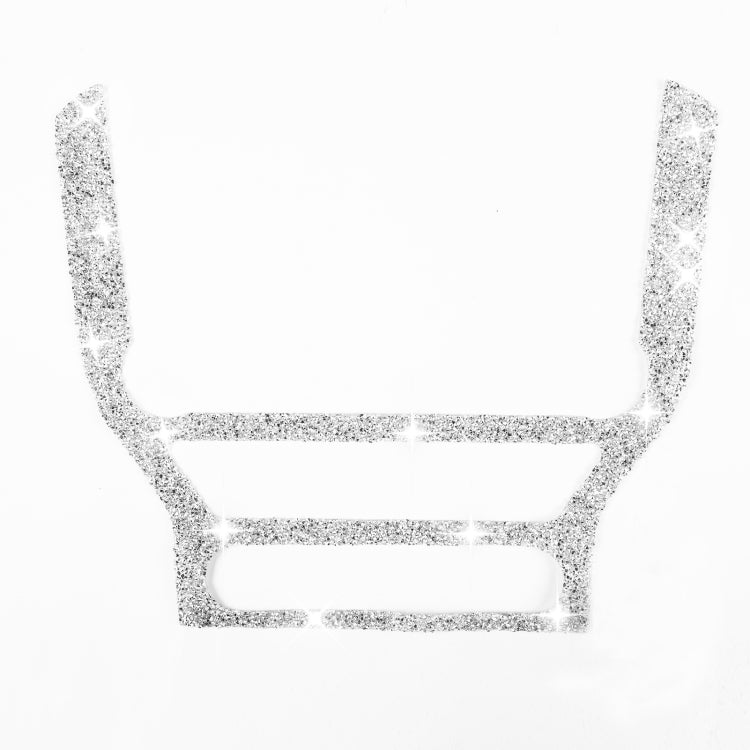 Car CD Panel Diamond Decoration Sticker, Left and Right Drive