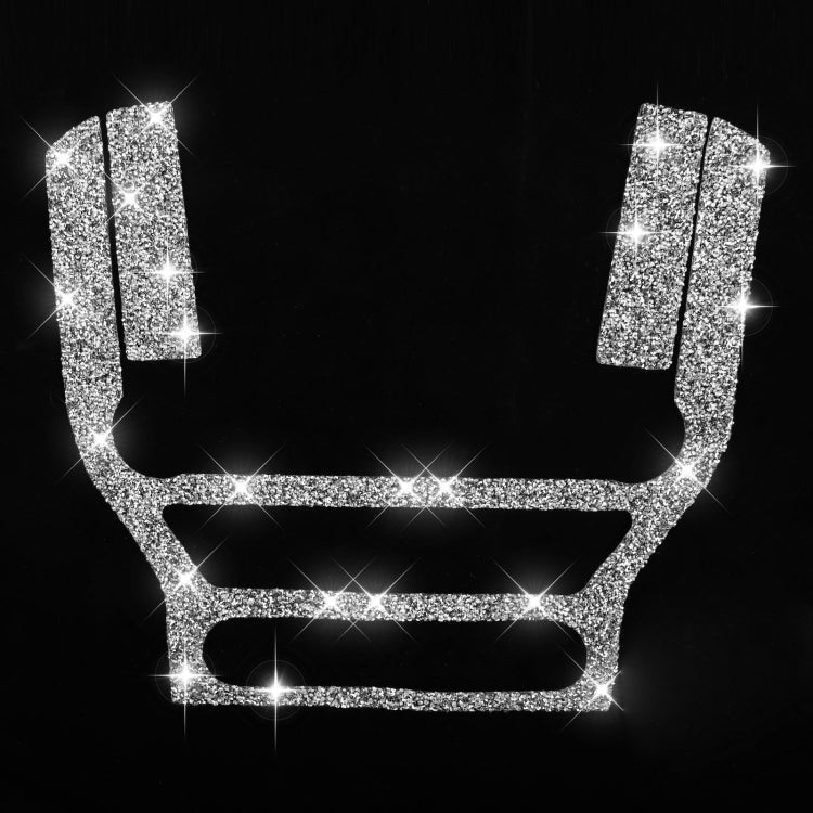 Car Central Control Panel Diamond Decoration Sticker, Left and Right Drive