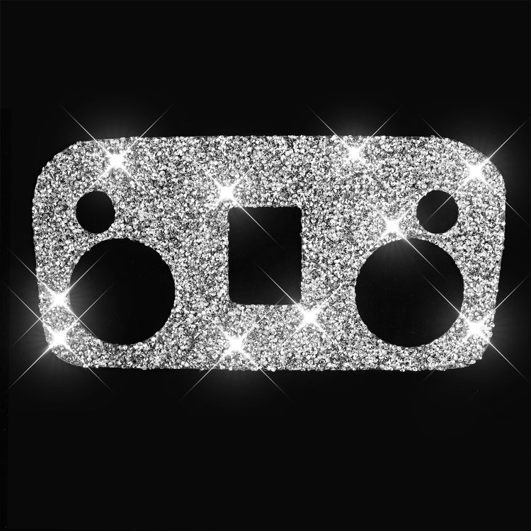 Car Reading Light Diamond Decoration Sticker, Left and Right Drive