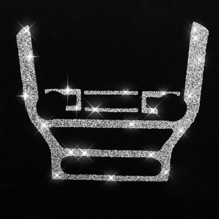 Car Central Control CD Frame Diamond Decoration Sticker, Left and Right Drive