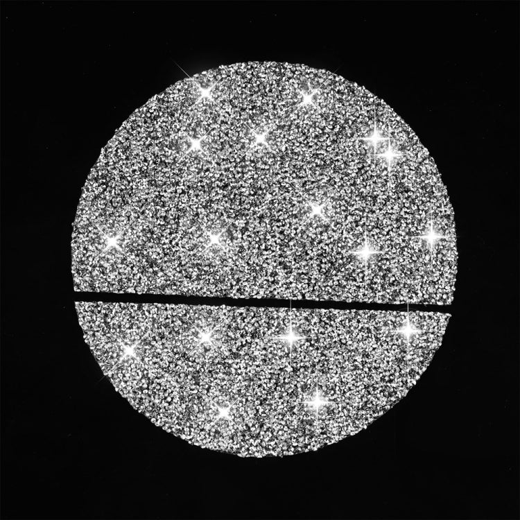Car Fuel Tank Cap Diamond Decoration Sticker, Left and Right Drive