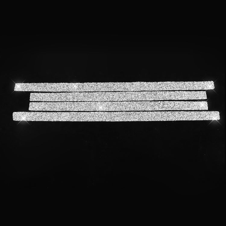 Car Door Threshold Strip Diamond Decoration Sticker, Left and Right Drive