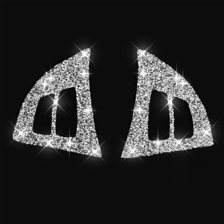 For BMW X5 E70 2008-2013 2pcs Car Steering Wheel Buttons Diamond Decoration Sticker
