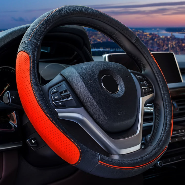 Round Style Car Universal Anti-skid Steering Wheel Cover, Diameter: 38cm