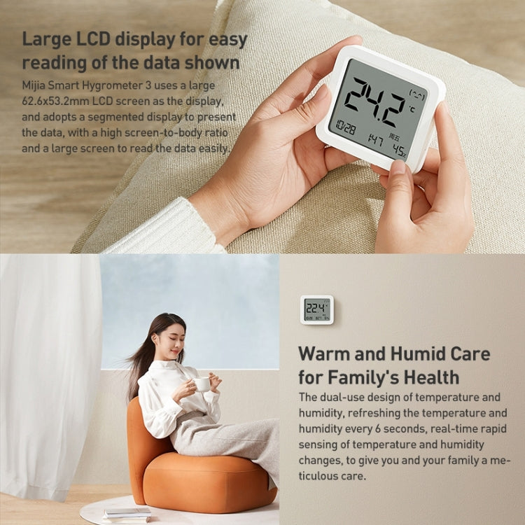 Original Xiaomi Mijia Smart Bluetooth Digital Thermometer Hygrometer 3