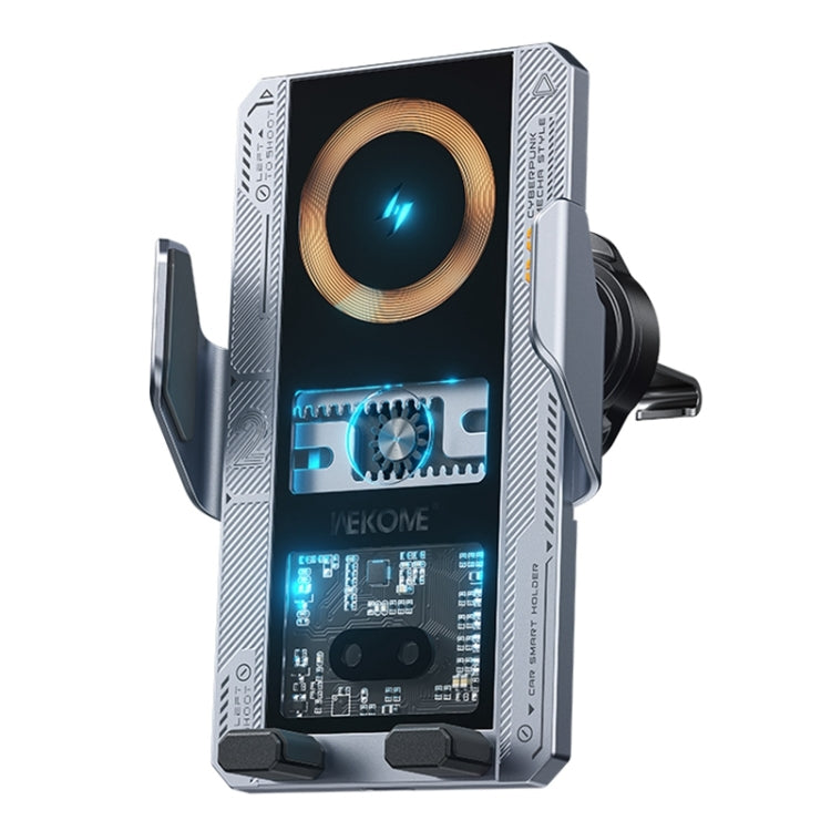 WEKOME WP-U208 15W Mechanical Transparent Wireless Charging Car Holder