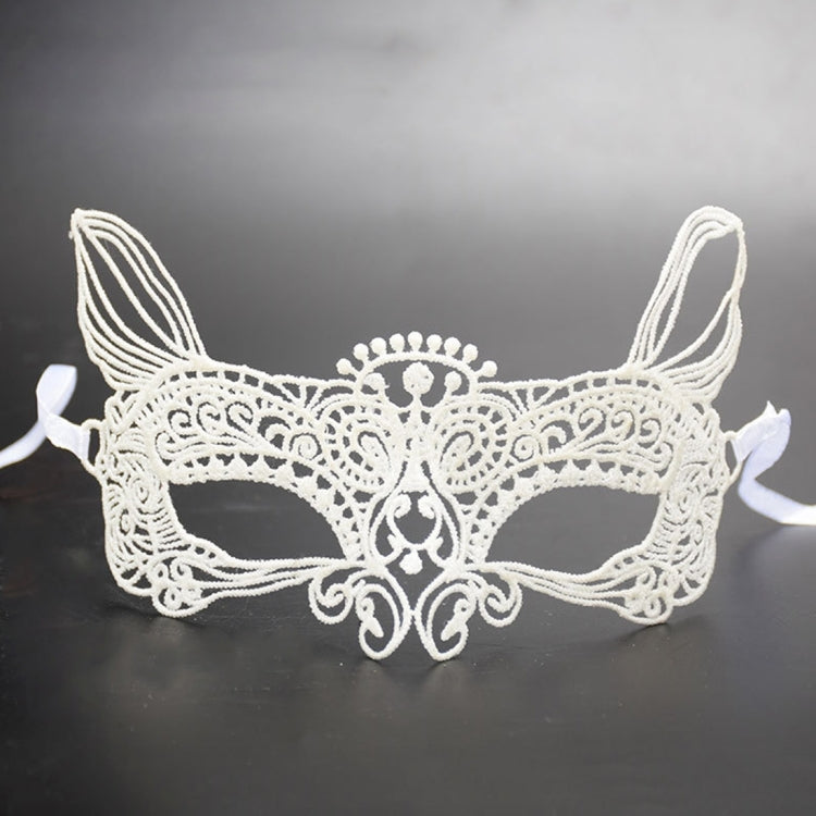 Halloween Masquerade Party Dance Sexy Lady Lace Cat King Mask