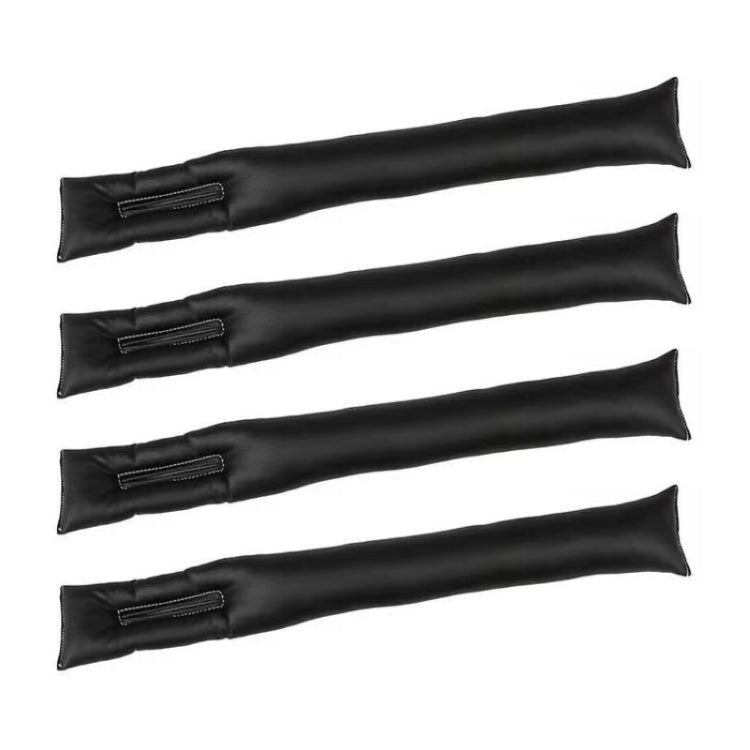4 Piece Leather Car Seat Gap Filler & Protector - Stylish Spacer for Preventing Lost Items