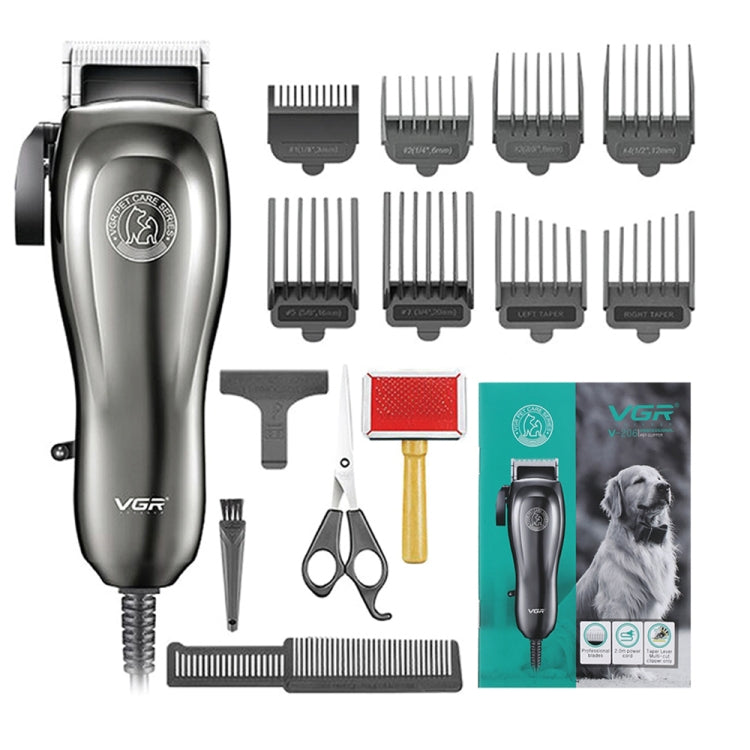 VGR V-206 Pet Barber Electric Hair Clipper, EU Plug