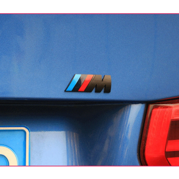 M Style Metal Chrome Badge Sticker, M Style