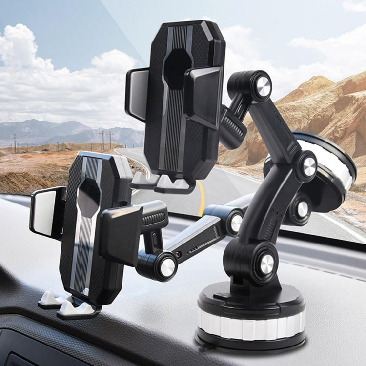 Versatile 360° Car Phone Holder with Suction Cup for Dashboards and Windscreens