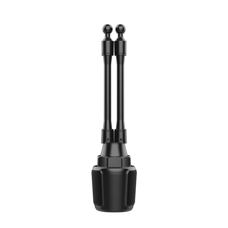 Versatile Car Cup Holder with Adjustable Dual Phone Mount Cradle